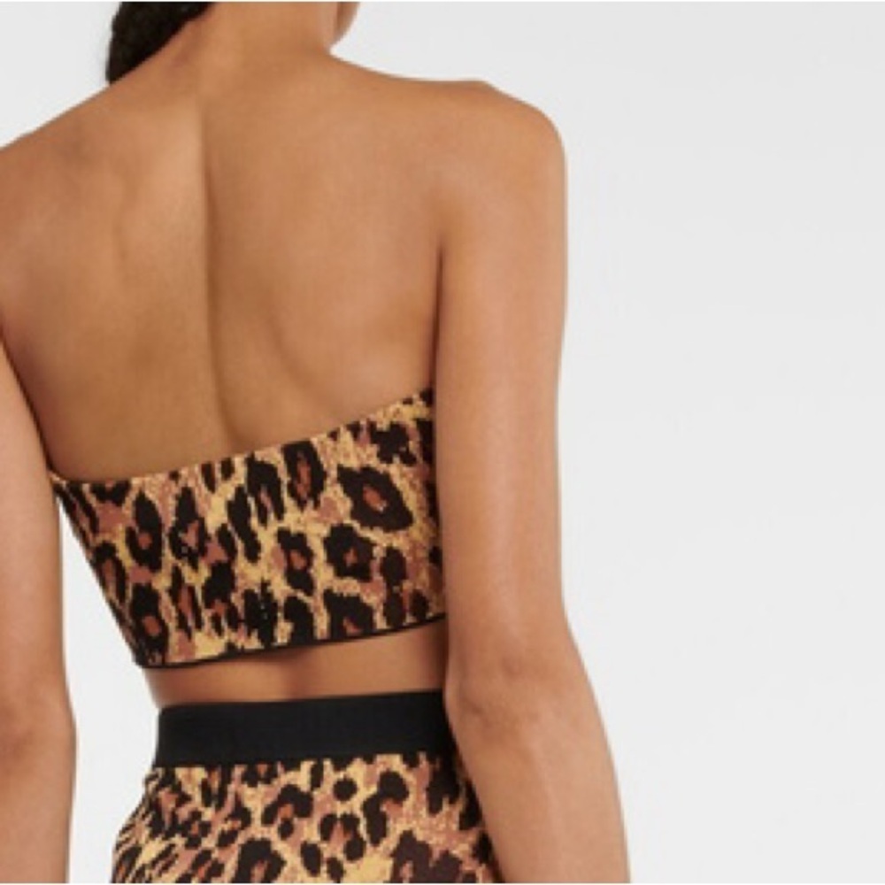 STAUD Leopard Print Tube Top - Picture 6 of 6